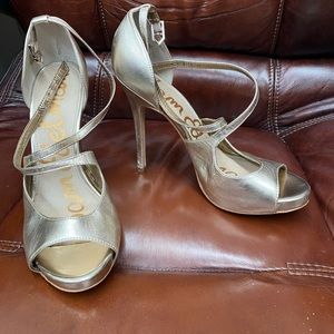 Sam Edelman golden heels